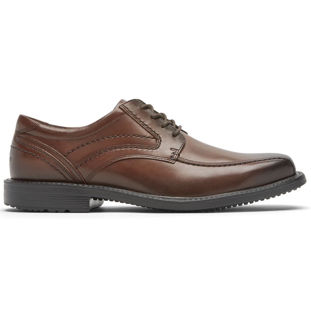 Rockport Canada Style Leader 2 Bike Toe - Mens Oxfords Brown (BYG063175)